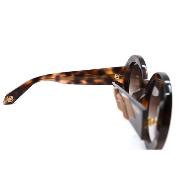 NEW ROBERTO CAVALLI SRC010M 02BV HAVANA BROWN GRADIENT AUTHENTIC SUNGLASSES - Picture 9 of 11